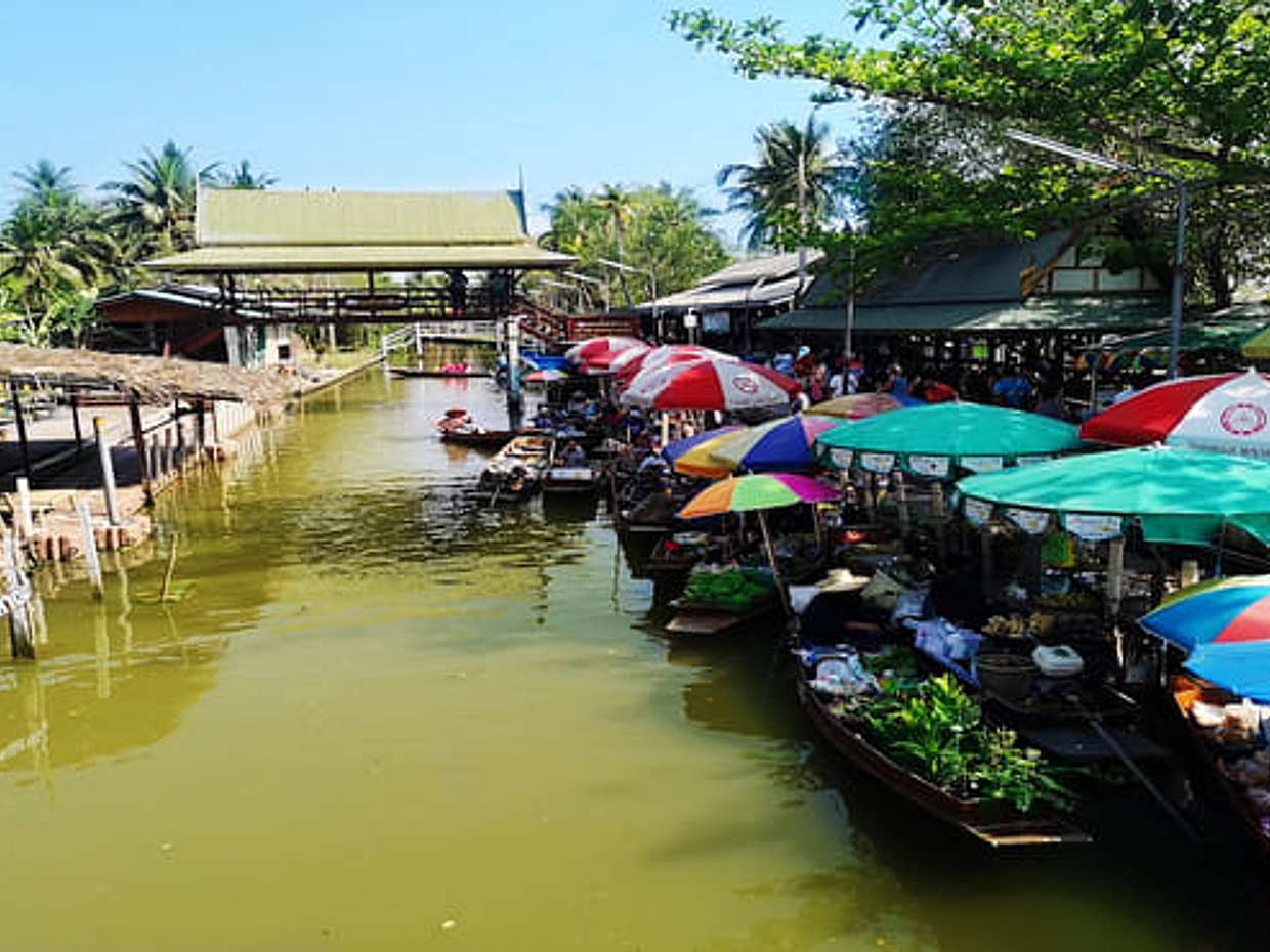 Sights in Samut Songkhram & Kanchanaburi provinces