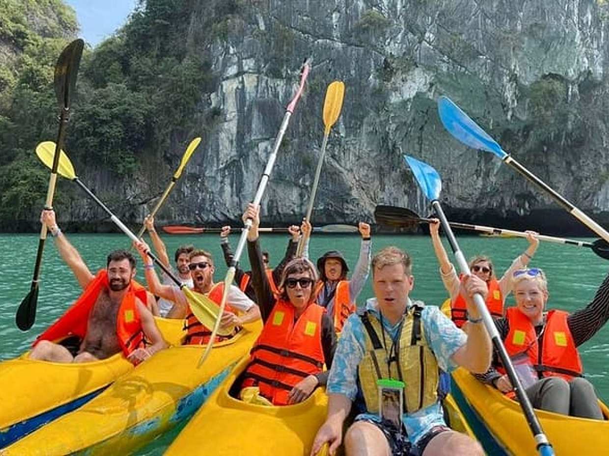 Lan Ha Bay Magic Sunset Boat Tour Through Breathtaking Scenery