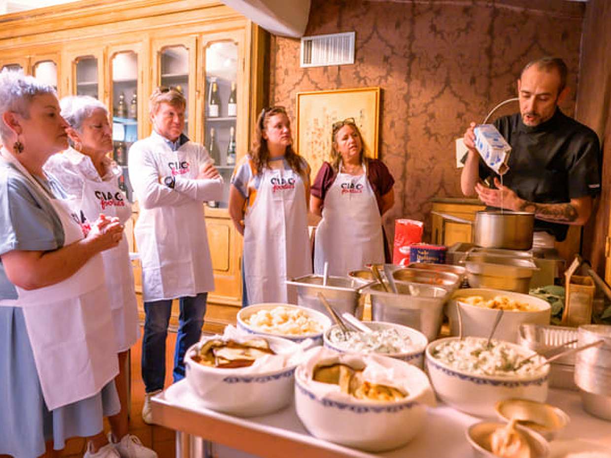 Icons of Italy: Signature Cooking Experience with Carbonara, Pesto Making, Lasagna & Sicilian Cannoli