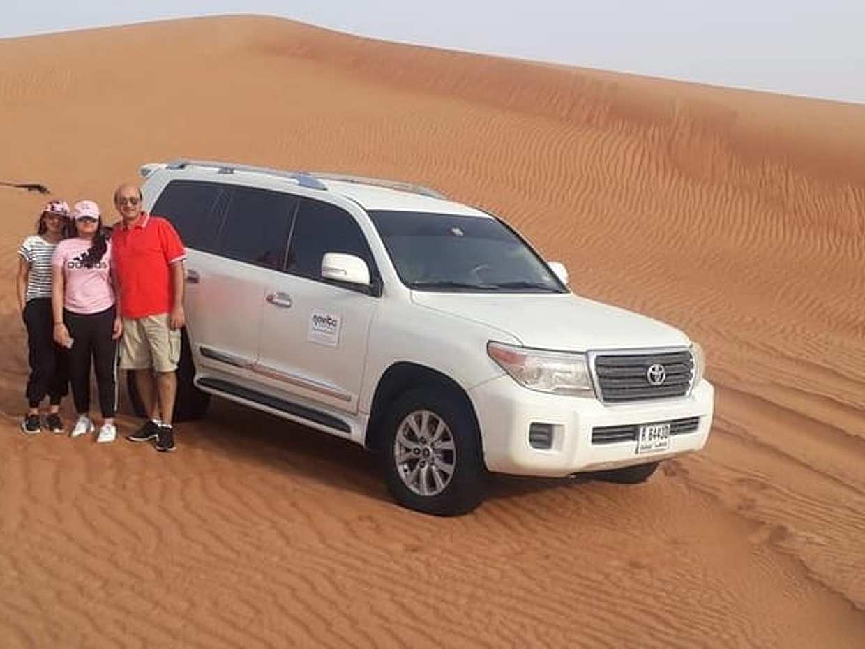 Safari privé dans le désert des dunes rouges aux Émirats arabes unis, Dubaï
