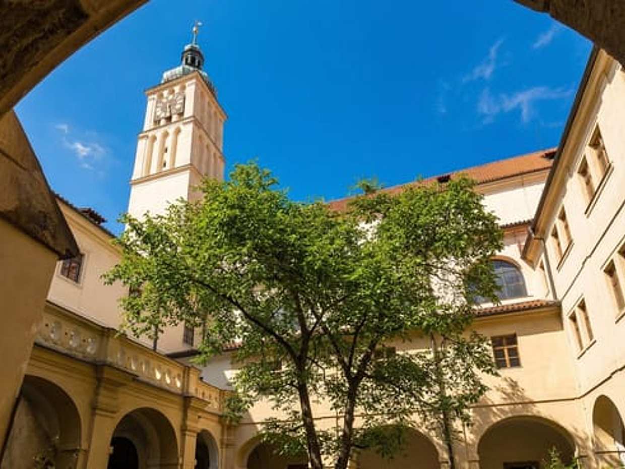 "Visite de 3 heures du Prague médiéval, incluant le Friary et la Basilique Saint-Jacques en Tchéquie"
