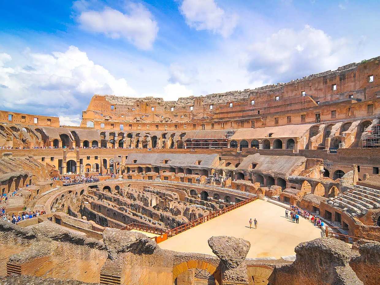 Colosseum & Roman Forum Small Group Guided Tour with Gladiator's Arena in Italy, Rome