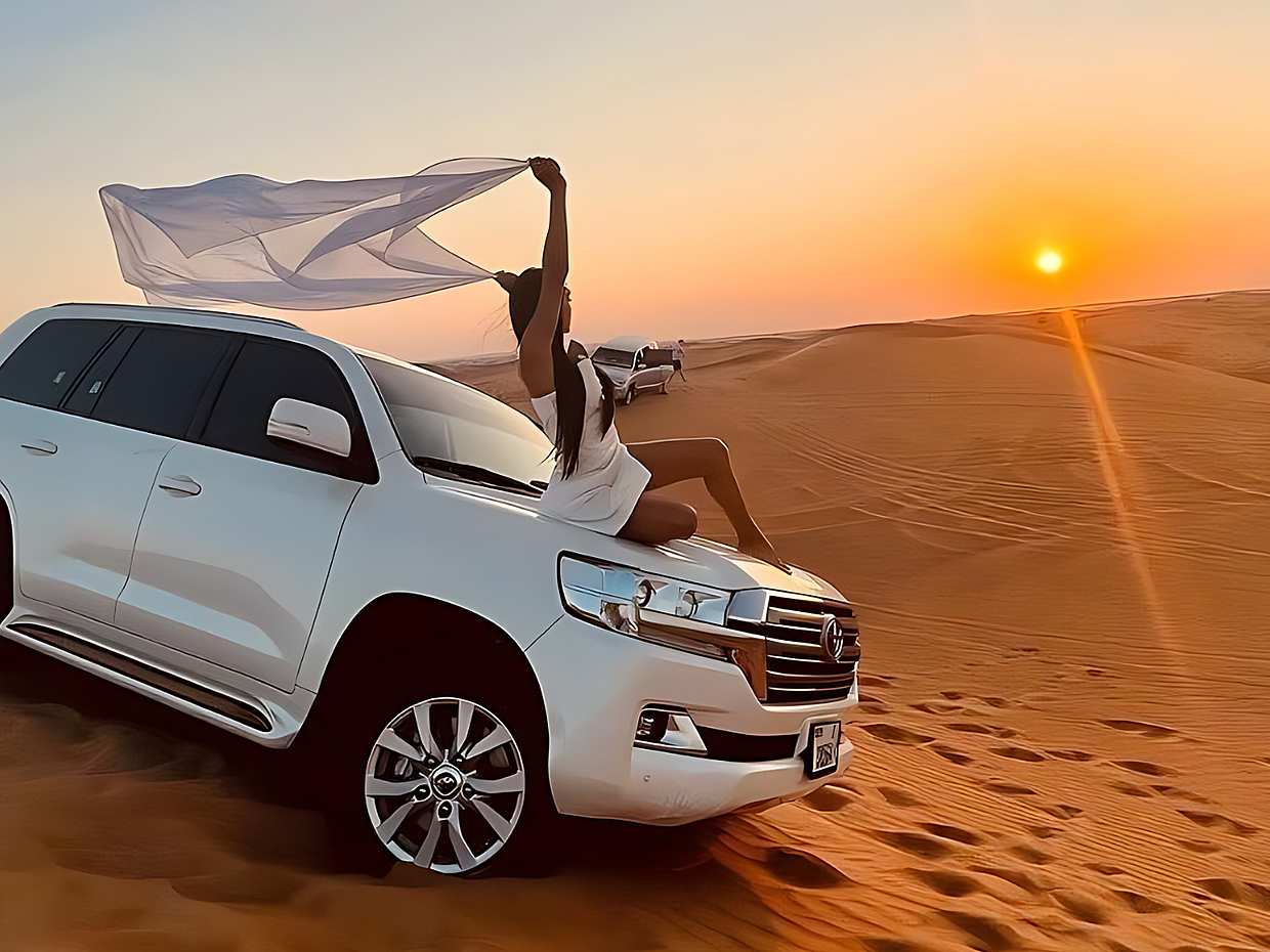 Desert Safari wieczorem w Zjednoczonych Emiratach Arabskich, Desert Safari Dubaj, photo 5