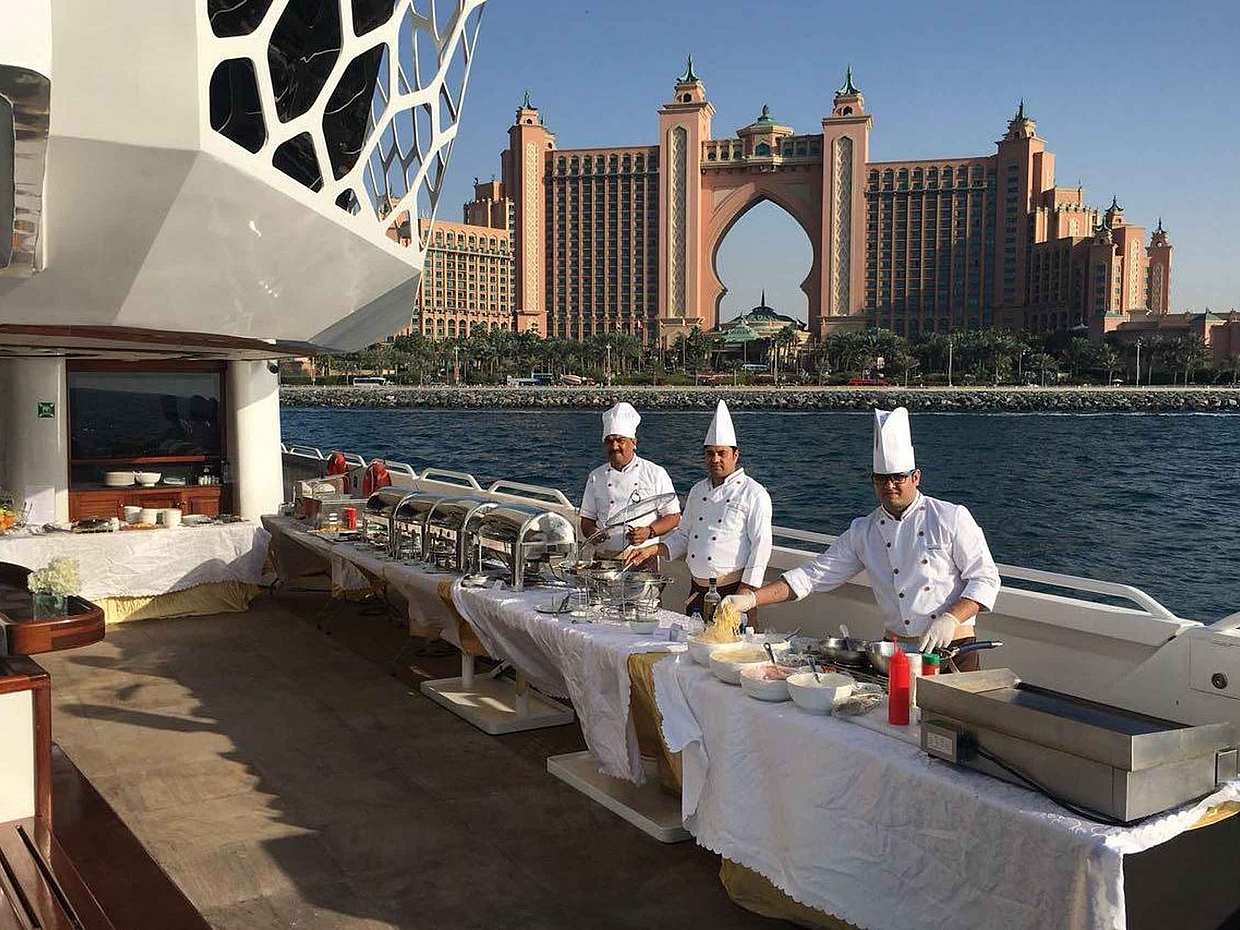 Dubai Xclusive Shared Sunset Luxury Yacht Tour with BBQ in United Arab Emirates, photo 4