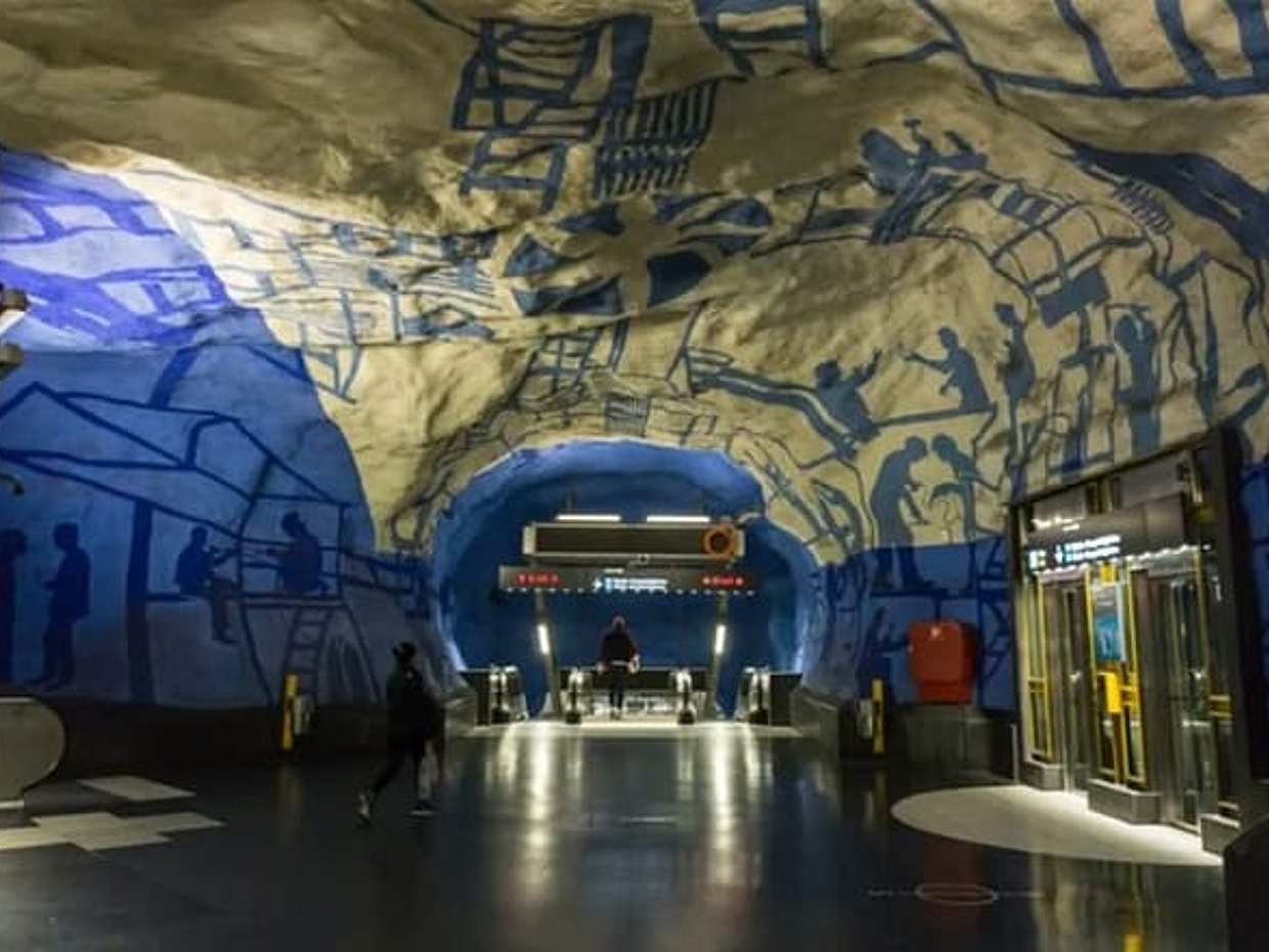 Stockholm U-Bahn-Kunst- und Fototour Die längste Galerie der Welt in Schweden, photo 4