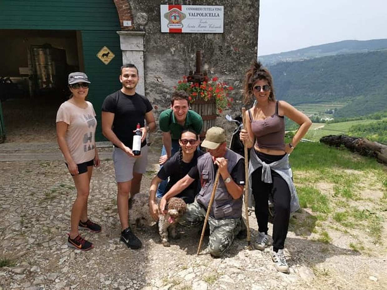 Truffle Hunting and Amarone wine tasting