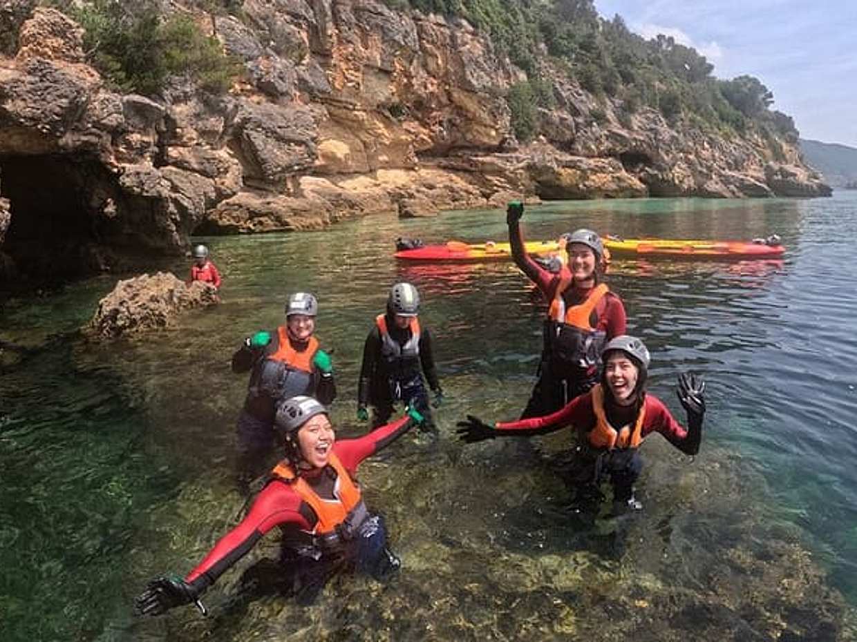 Premium All Inclusive Kayak & Coasteering & Snorkeling with Lunch in Portugal, Lisbon
