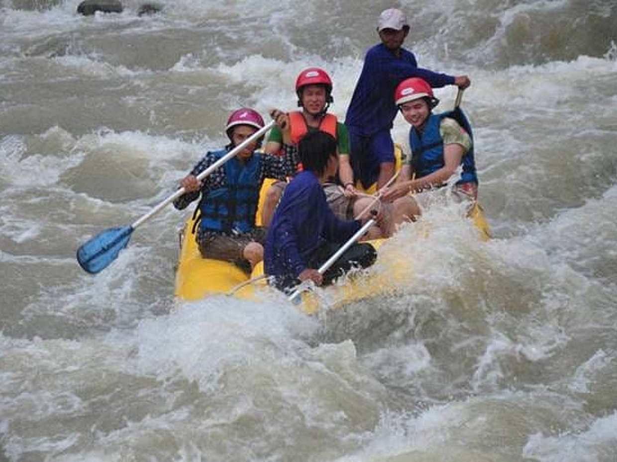 PHUKET-PHANG NGA: Join Tour Full Day White water Rafting 5 Km. Zipline 150 M. Phang Nga Bay with Lunch, photo 4