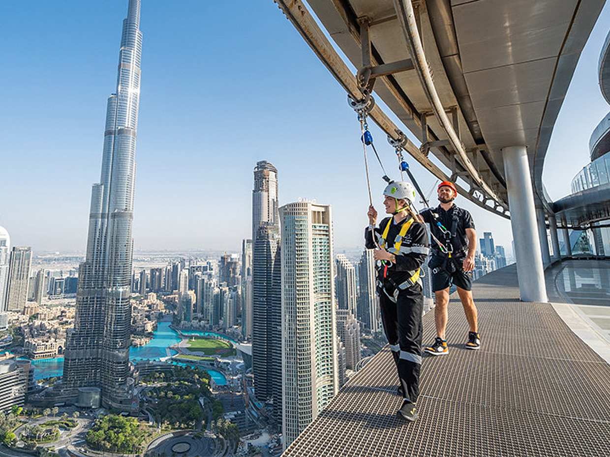 Dubai Sky Views Edge Walk tour & Marina Dhow Dinner Cruise with Private Transfers in United Arab Emirates, photo 2