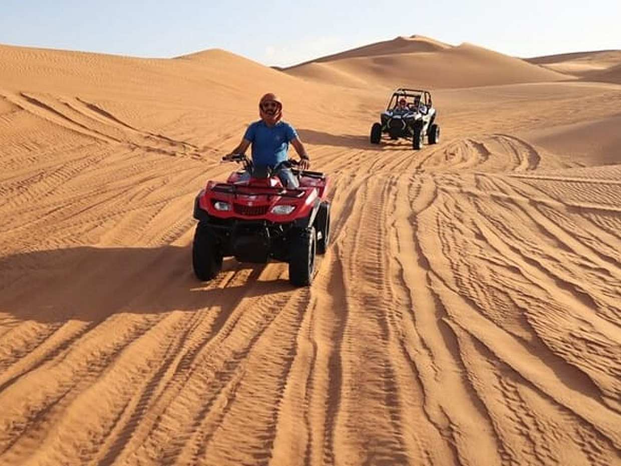 Woestijnsafari Dubai & BBQ diner + 1 uur durende rit op een quad in de Verenigde Arabische Emiraten, photo 4