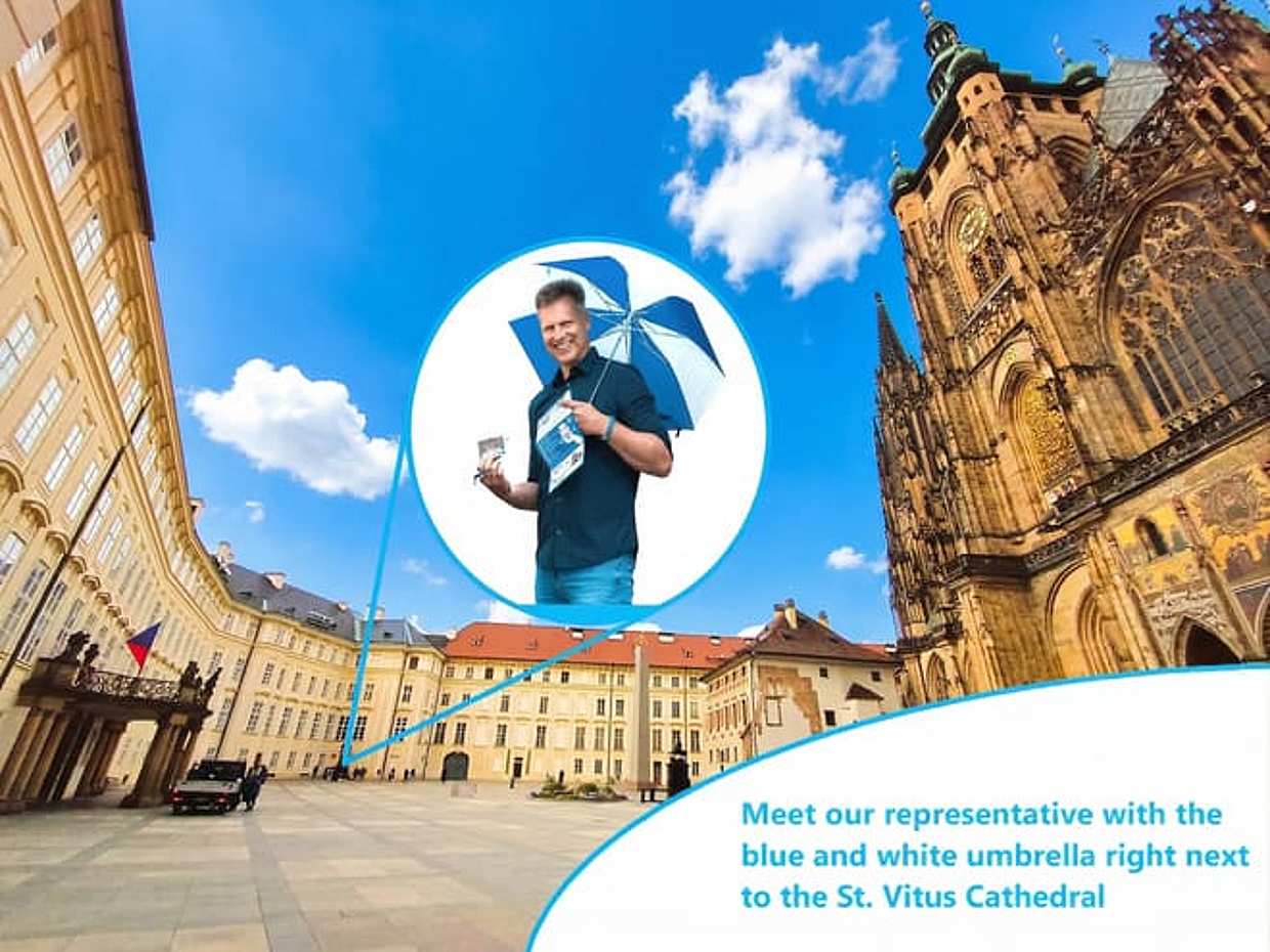 "Billet pour le Château de Prague incluant un audioguide et 20 minutes d'introduction en Tchéquie"