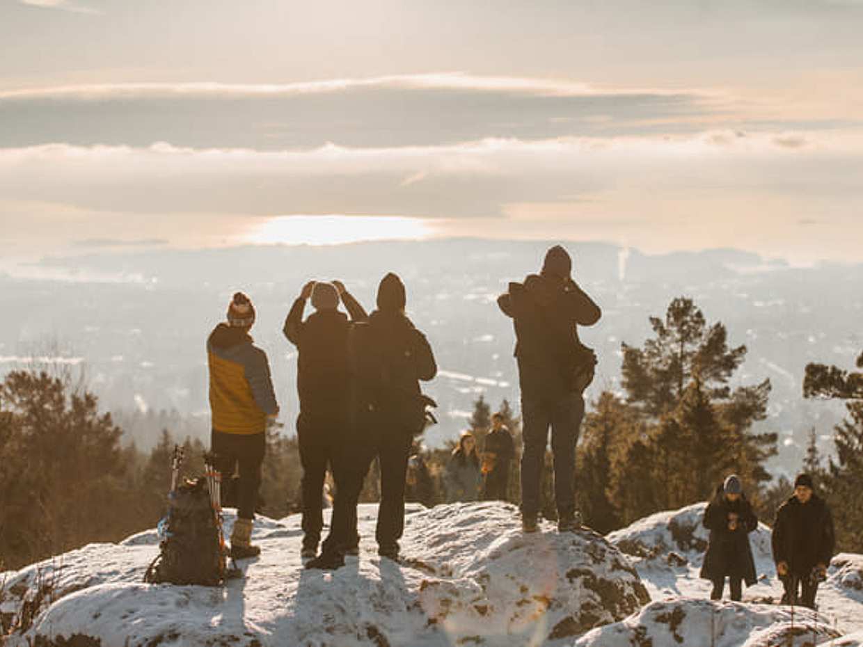 Best View of the Oslofjord Hike - Winter Edition