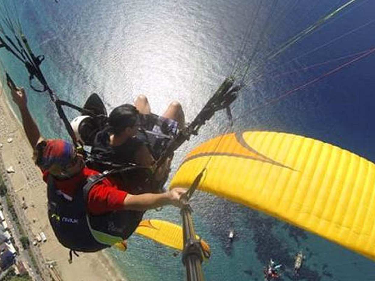 Tandem Paragliding ในอลันยา กับไกด์ที่มีใบอนุญาตในตุรกี, หาดคลีโอพัตรา
, photo 2