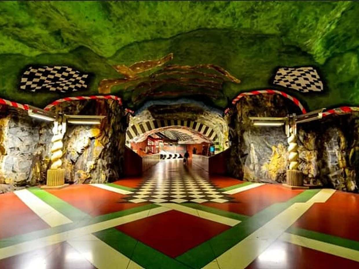 Stockholm U-Bahn-Kunst- und Fototour Die längste Galerie der Welt in Schweden, photo 2