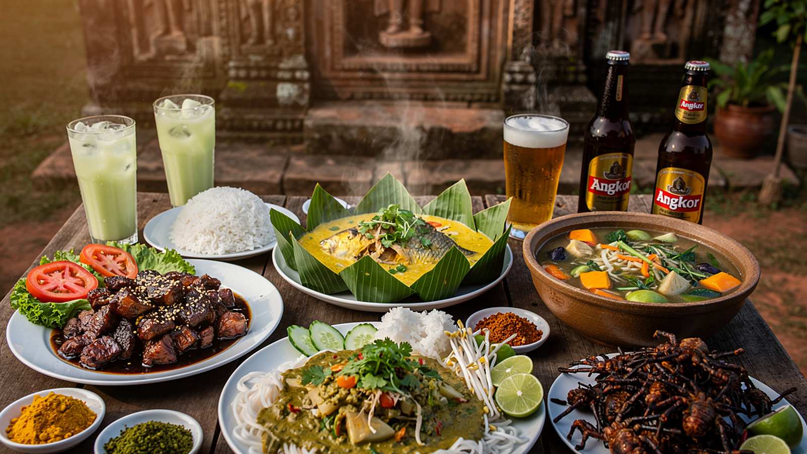 Siem Reap'da Yemek ve pazar turları