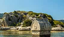 Photo 3 The Sunken Island of Kekova, the Ancient City and the Church of St. Nicholas from Side