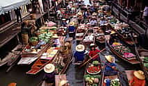 Фото 3 Экскурсия на полдня в Бангкок: Плавучий рынок Дамноен Садуак и тайский дом