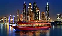 Foto 3 Nacht Dubai von Ajman aus.