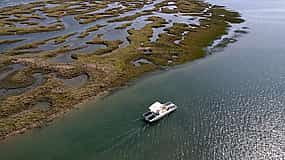 Photo 1 Discover Faro's Beauty: 1-hour Ria Formosa Eco Tour – Solar-Powered Tranquility in a Natural Park