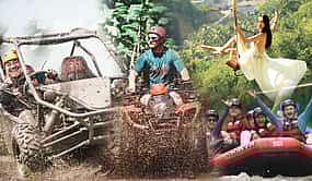 Photo 1 Bali: Exclusive Combo Thrilling Adventure of ATV/QUAD + River Rafting + Swing Experience