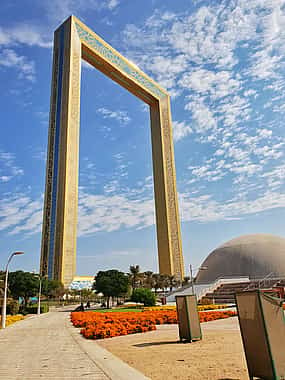 Photo 1 Dubai Frame Admission: A Golden View