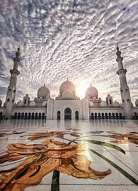 Photo 1 Private Sheikh Zayed Grand Mosque Tour from Dubai
