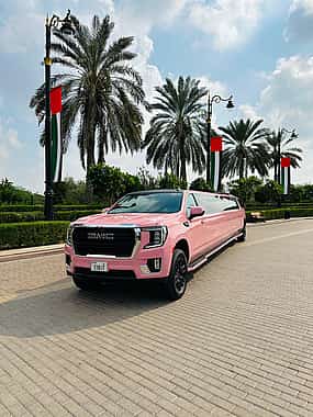 Photo 1 Pink GMC Yukon Limousine Ride upto 20 Pax