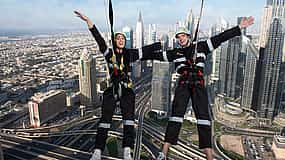 Photo 1 Dubai Desert Safari with BBQ Dinner & Sky Views Edge Walk tour