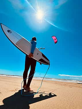 Foto 1 Circuito privado de kitesurf de 7 días en Essaouira