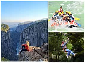 Фото 1 3 in 1 : Eagle Canyon, Rafting and Zipline Tour from Alanya
