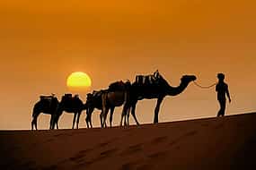 Foto 1 Agafay Desert Panorama: Camel Ride, Traditional Moroccan Lunch & Mint Tea with a Berber Guide
