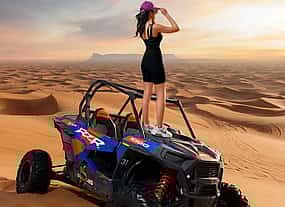 Photo 1 Dubai: 60 Mins Private Red Dune Buggy ride with Safari and BBQ Dinner in VIP Camp