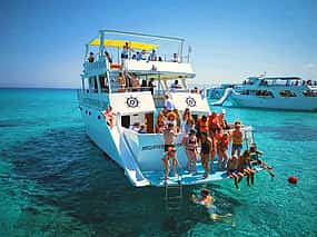 Photo 1 Blue Lagoon Bus Transfer and Water Slide Boat Cruise from Paphos