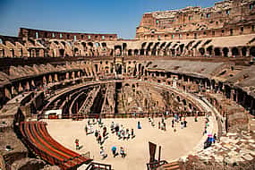 Foto 1 Recorrido subterráneo por el Coliseo con suelo de arena