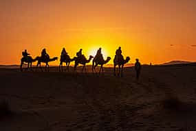 Foto 1 Safari privado por la tarde en el desierto con paseo en camello y Sandboarding