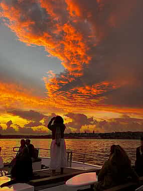 Photo 1 Small-Group Sunset Luxury Yacht Cruise with Snacks