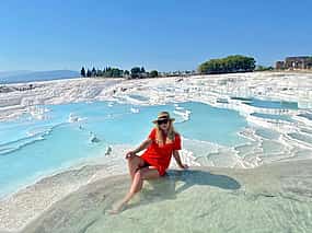 Photo 1 Lake Salda, Pamukkale and the Ancient City of Hierapolis from Side