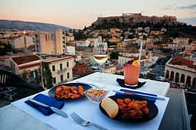 Photo 1 Greek Cooking Class in Athens Including Rooftop Dinner with Acropolis View