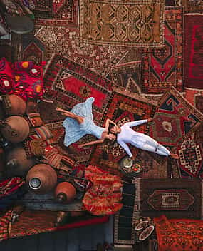 Foto 1 Fotosession mit faszinierenden Kappadokien-Teppichen