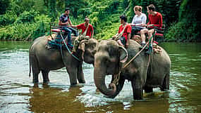 Photo 1 Bangkok - Kanchanaburi: River Kwai with Elephant Riding and Bamboo Rafting