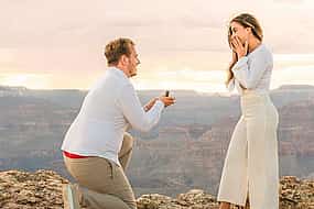 Foto 1 Privater Heiratsantrag Professionelles Fotoshooting – Grand Canyon