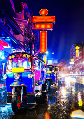 Фото 1 Бангкок ночью: Городской тук-тук-фуд-тур