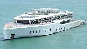 Photo 1 Dubai Lotus Mega Yacht Dinner Cruise with Private Transfers