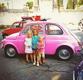 Foto 1 Pizza and Ice-cream Fiat 500 vintage car chauffeured tour for Families