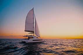Photo 1 Rethymno: Luxury Sunset Cruise with Dinner and Drinks