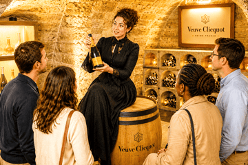 Champagne tasting with the Veuve Clicquot