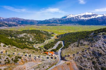 Lassithi Plateau and Zeus' cave from Heraklion