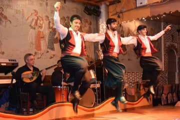 Folk Greek Show in Athens by Night