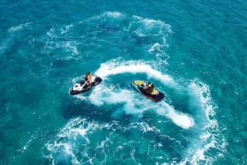 JetSki with Burj Khalifa View