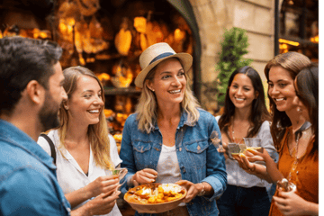 Original Wine, Sweet and Savory Food Walking Tour in Bordeaux